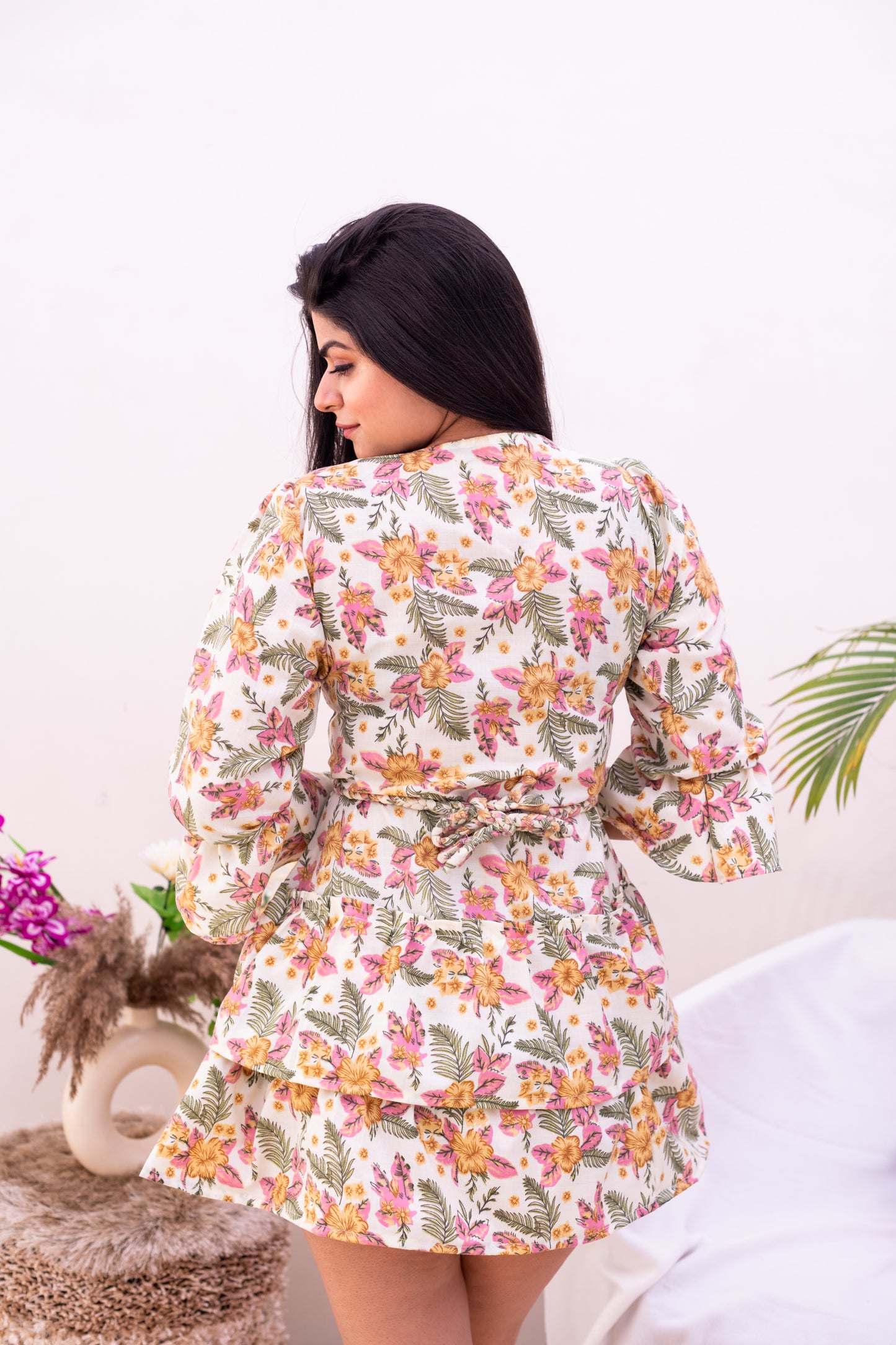 The Blossom Floral Short Dress